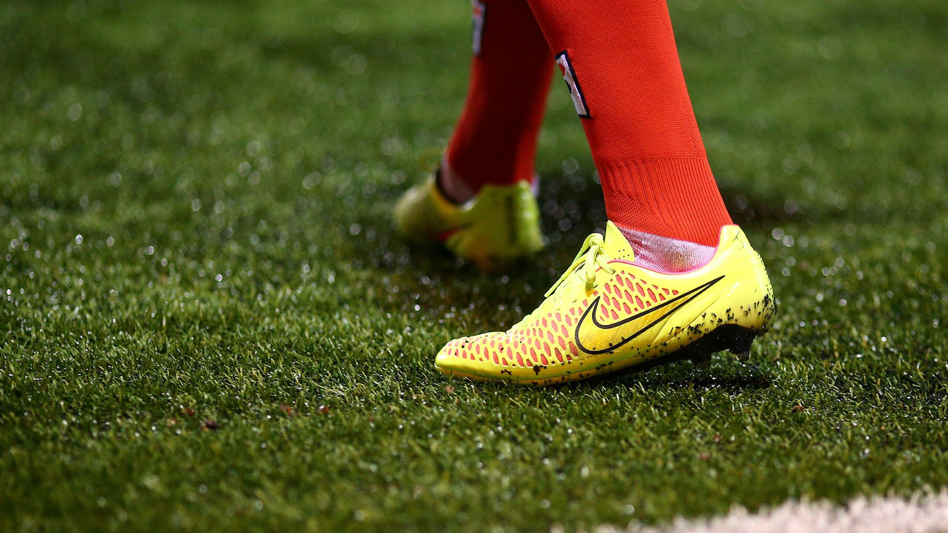Football boots astro turf general view