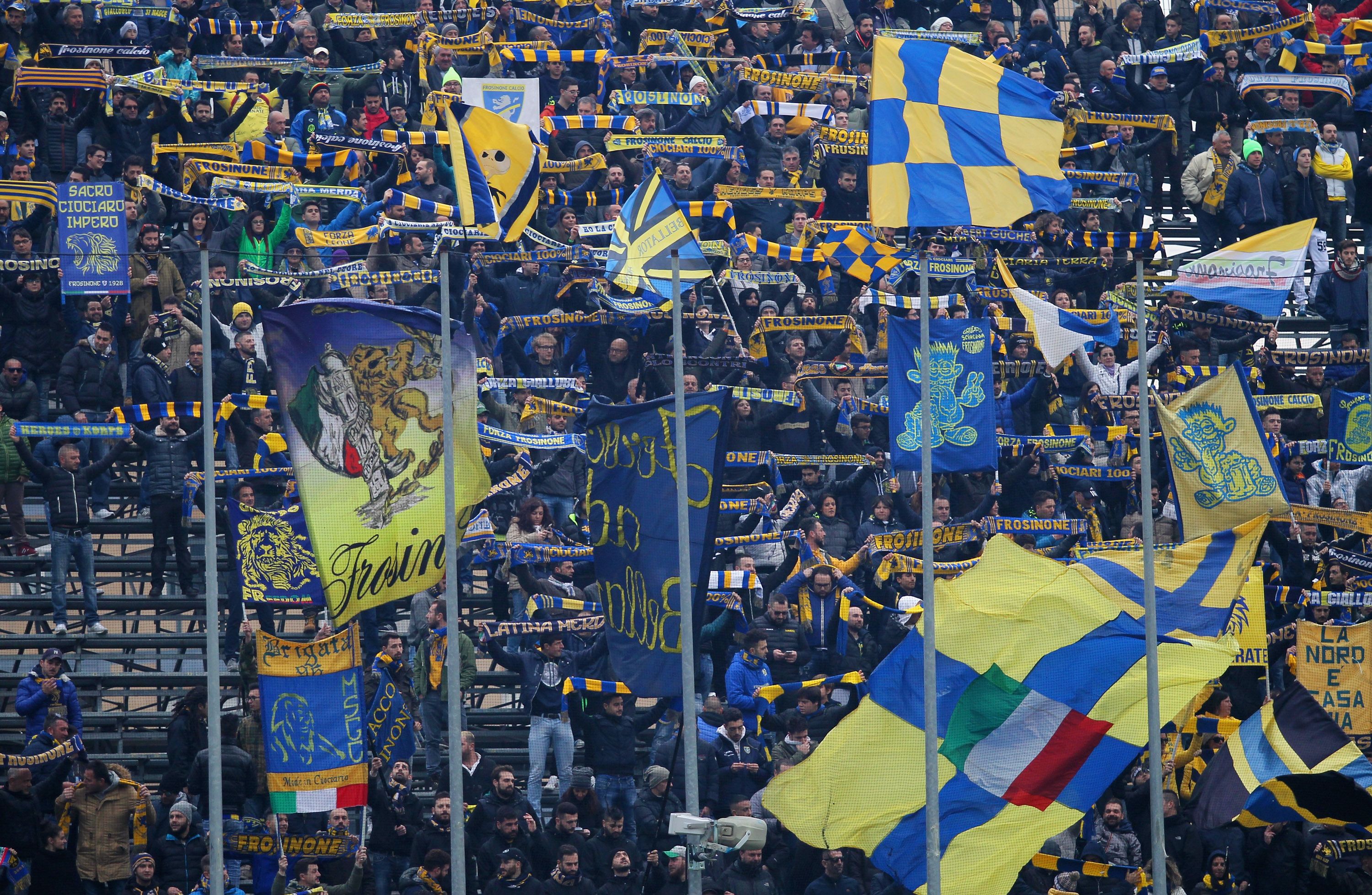 Frosinone fans Serie A