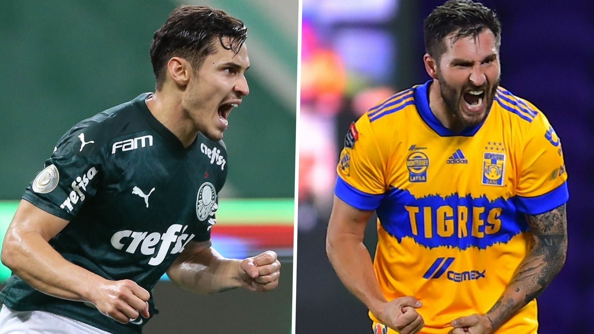Raphael Veiga, André Pierre Gignac - Palmeiras, Tigres