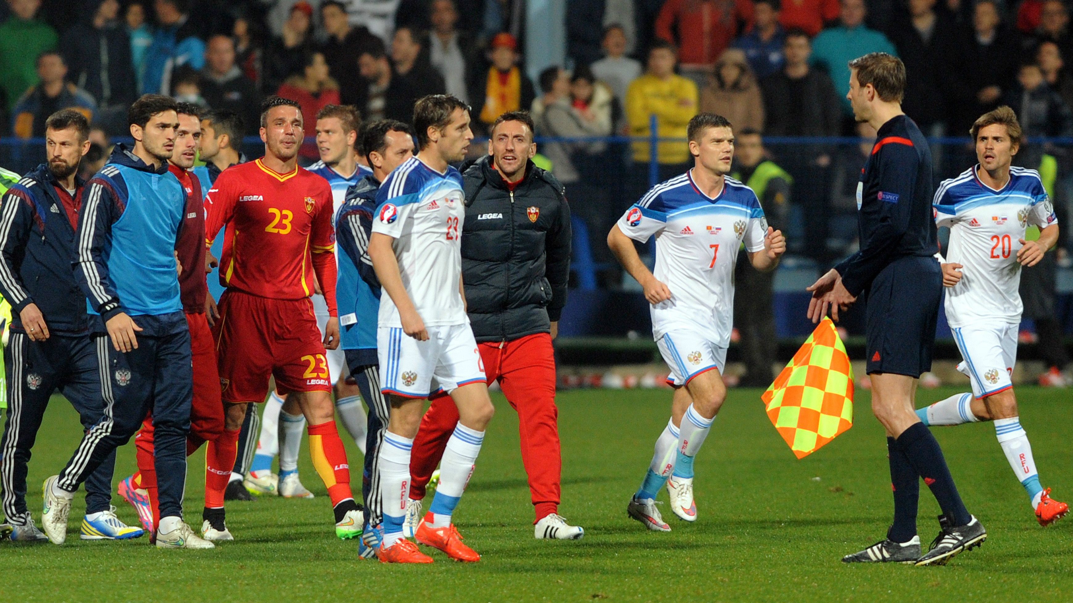 Montenegro Russia Euro 2016 qualifier 03272015