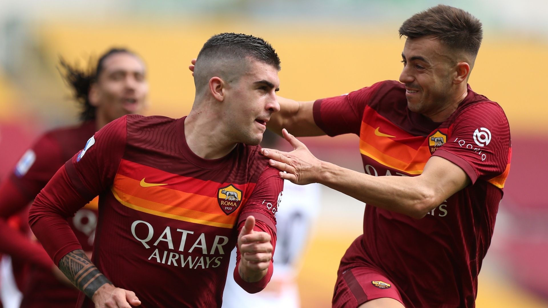 Gianluca Mancini Roma Genoa 2020-2021