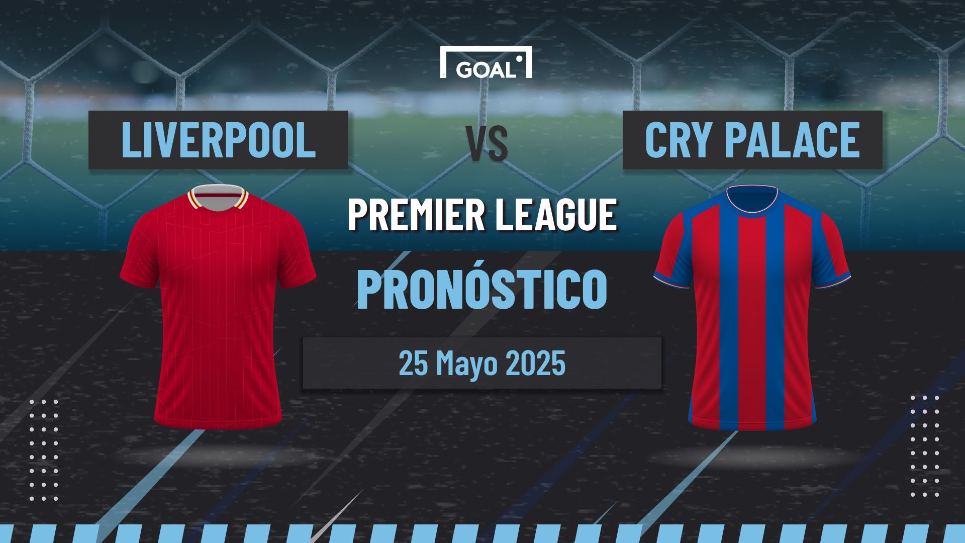 Liverpool vs Crystal Palace Pronóstico y Apuestas Premier League | 25/05/25