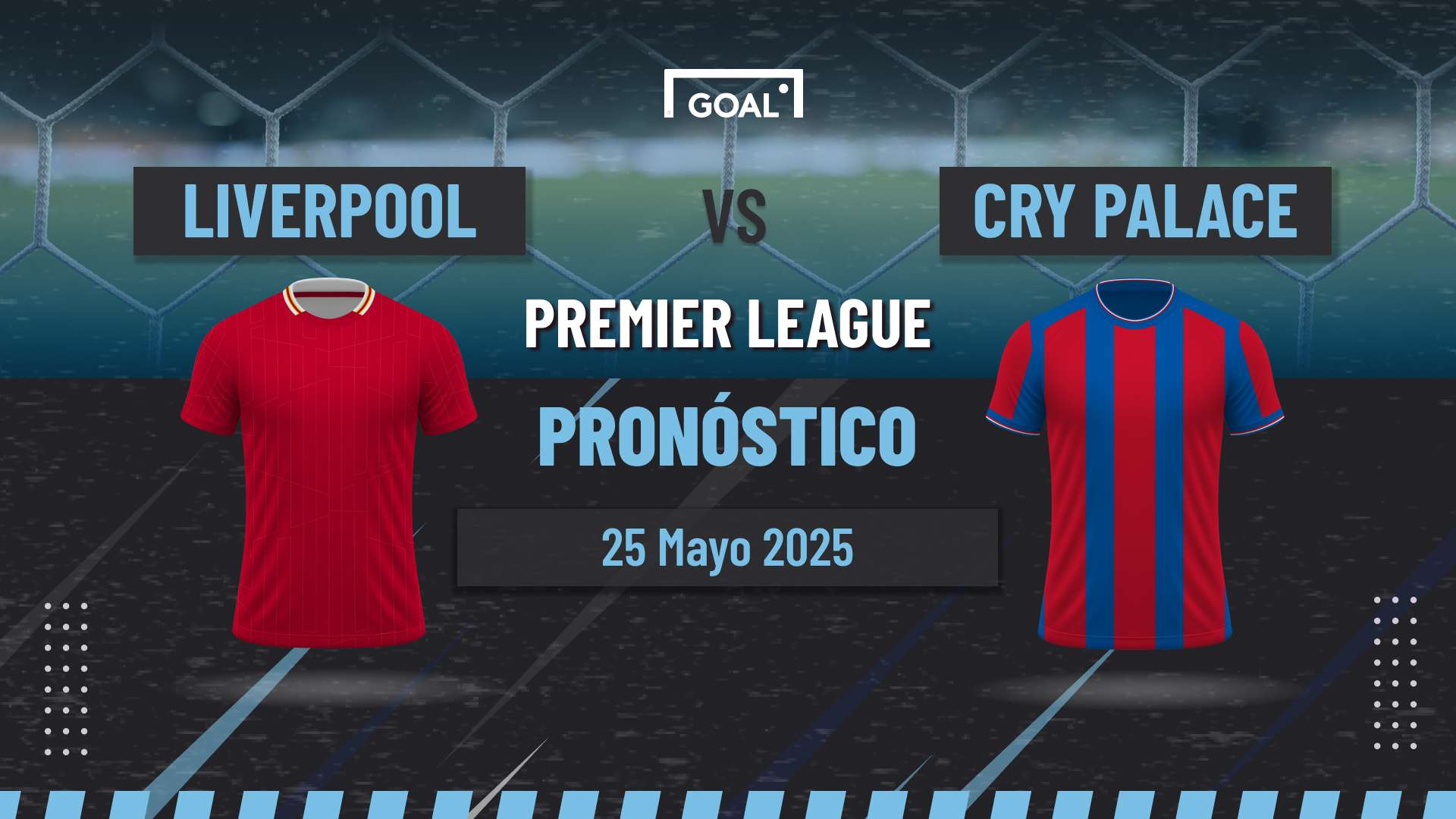 Liverpool vs Crystal Palace Pronóstico y Apuestas Premier League | 25/05/25