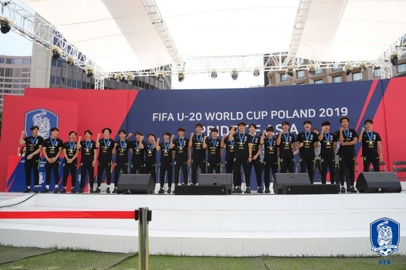 U-20 대표팀 환영행사