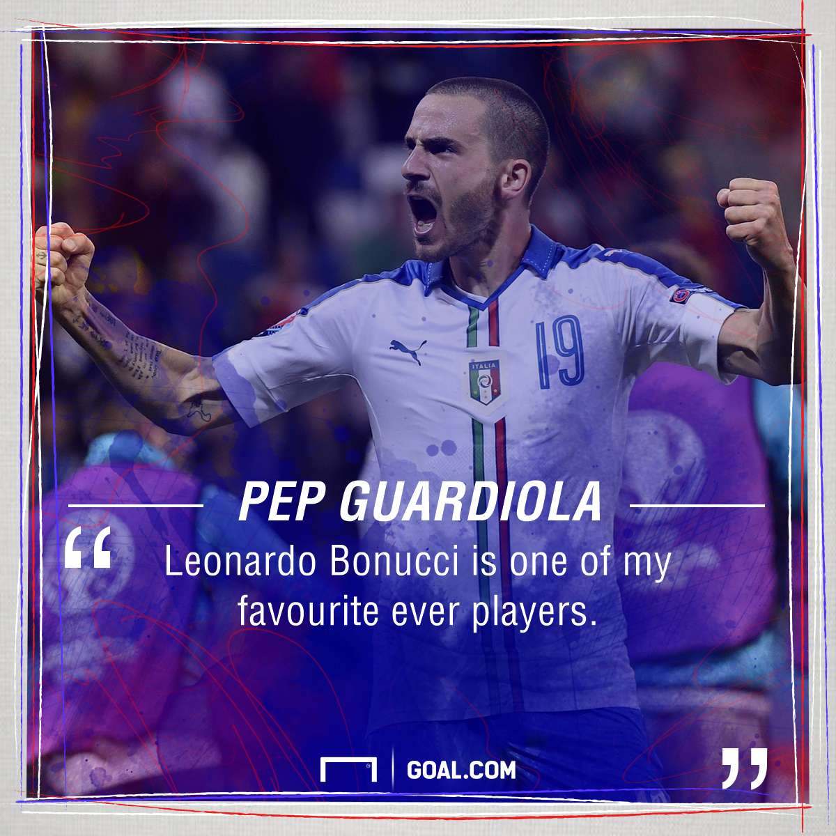 Pep Guardiola Leonardo Bonucci