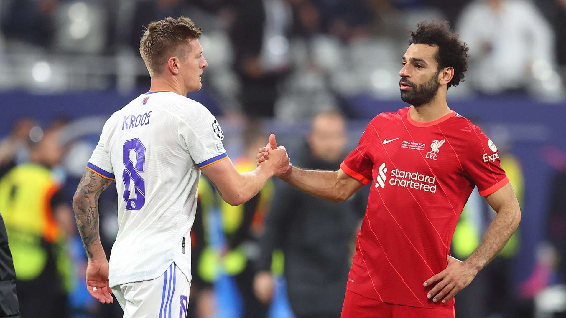 Toni Kroos Mohamed Salah Champions League final 2022