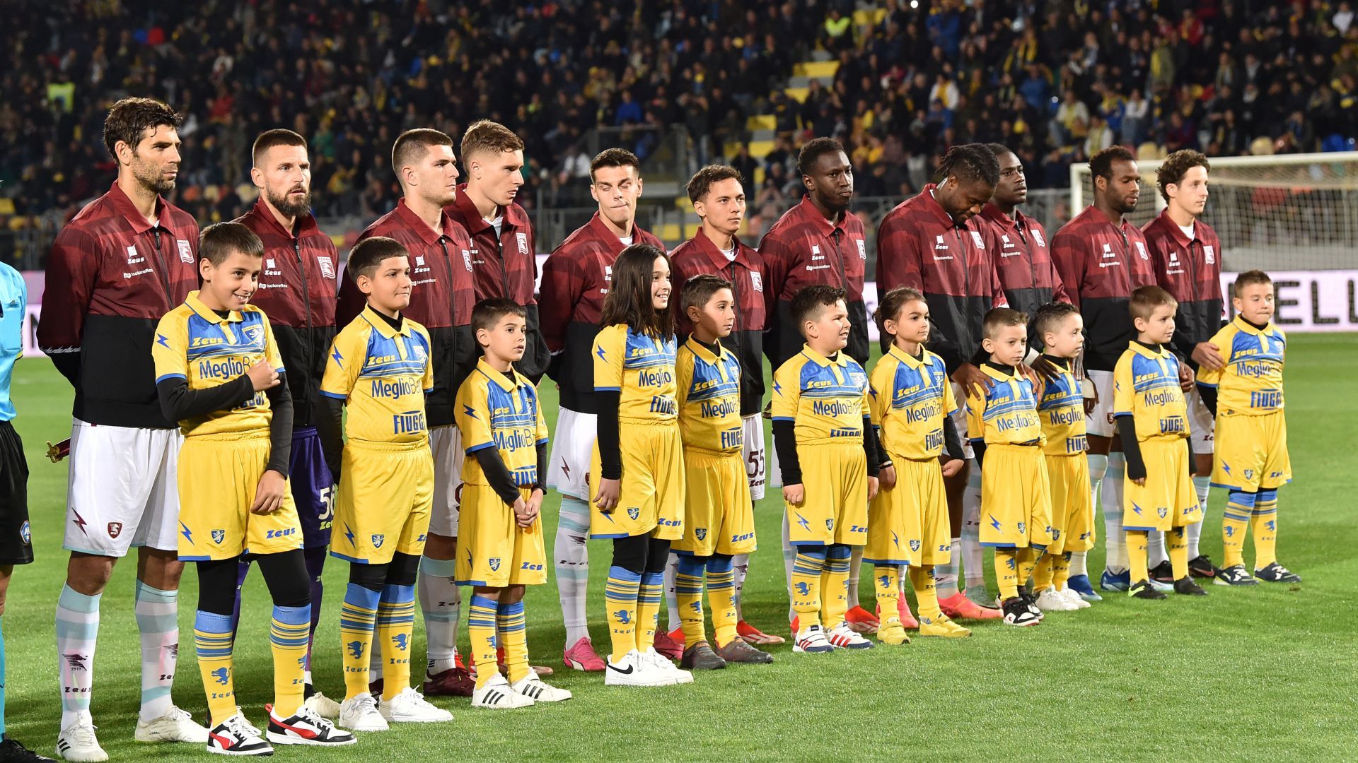 Salernitana players Frosinone Salernitana Serie A