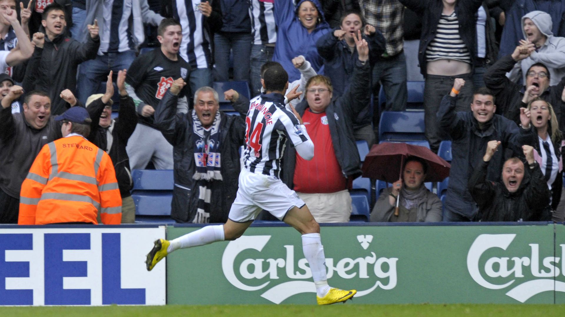 Peter Odemwingie West Bromwich Albion September 2010