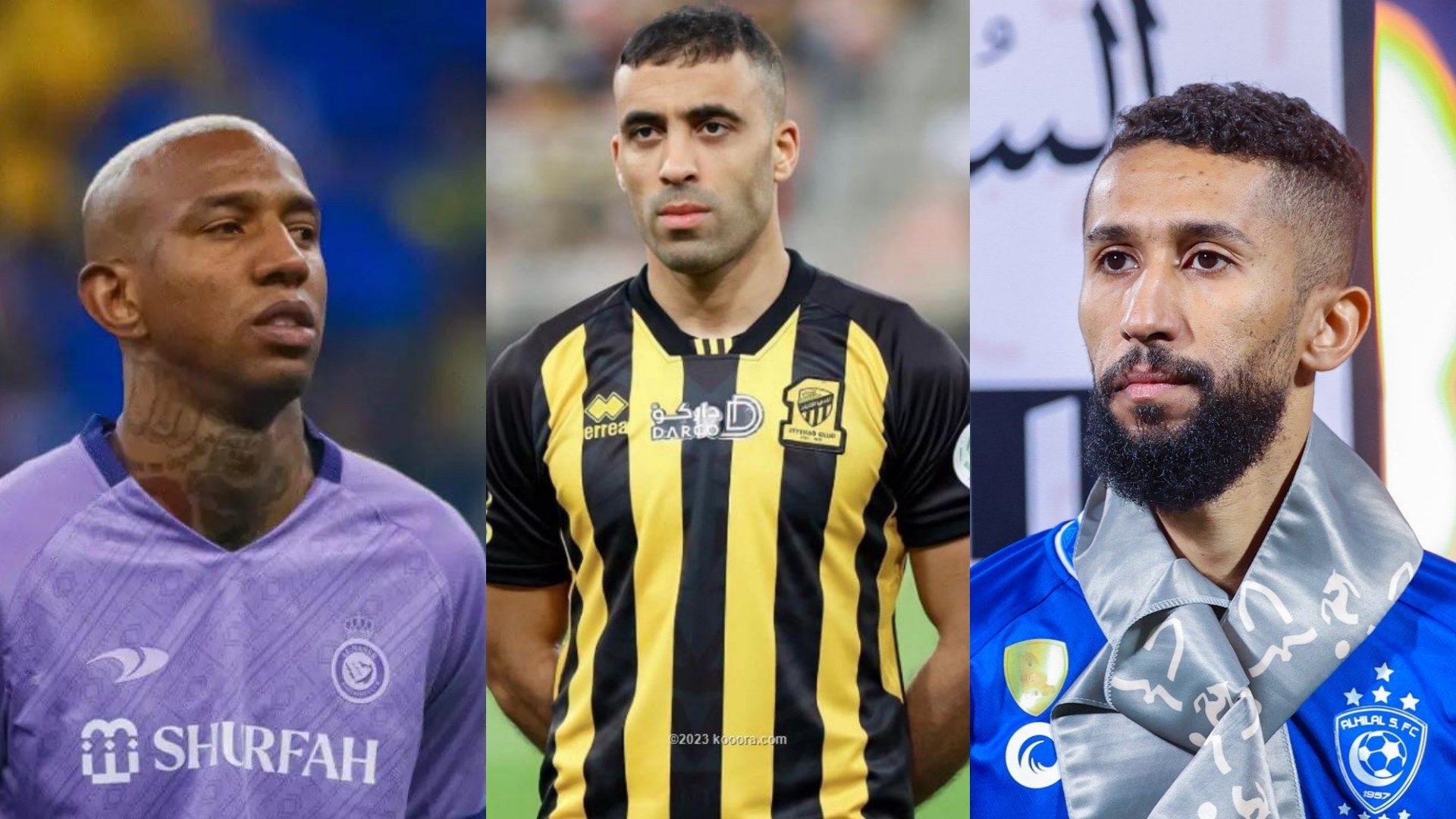 Talisca - Abderrazak Hamdallah - Salman Al-Faraj Hilal - Nassr - Ittihad 