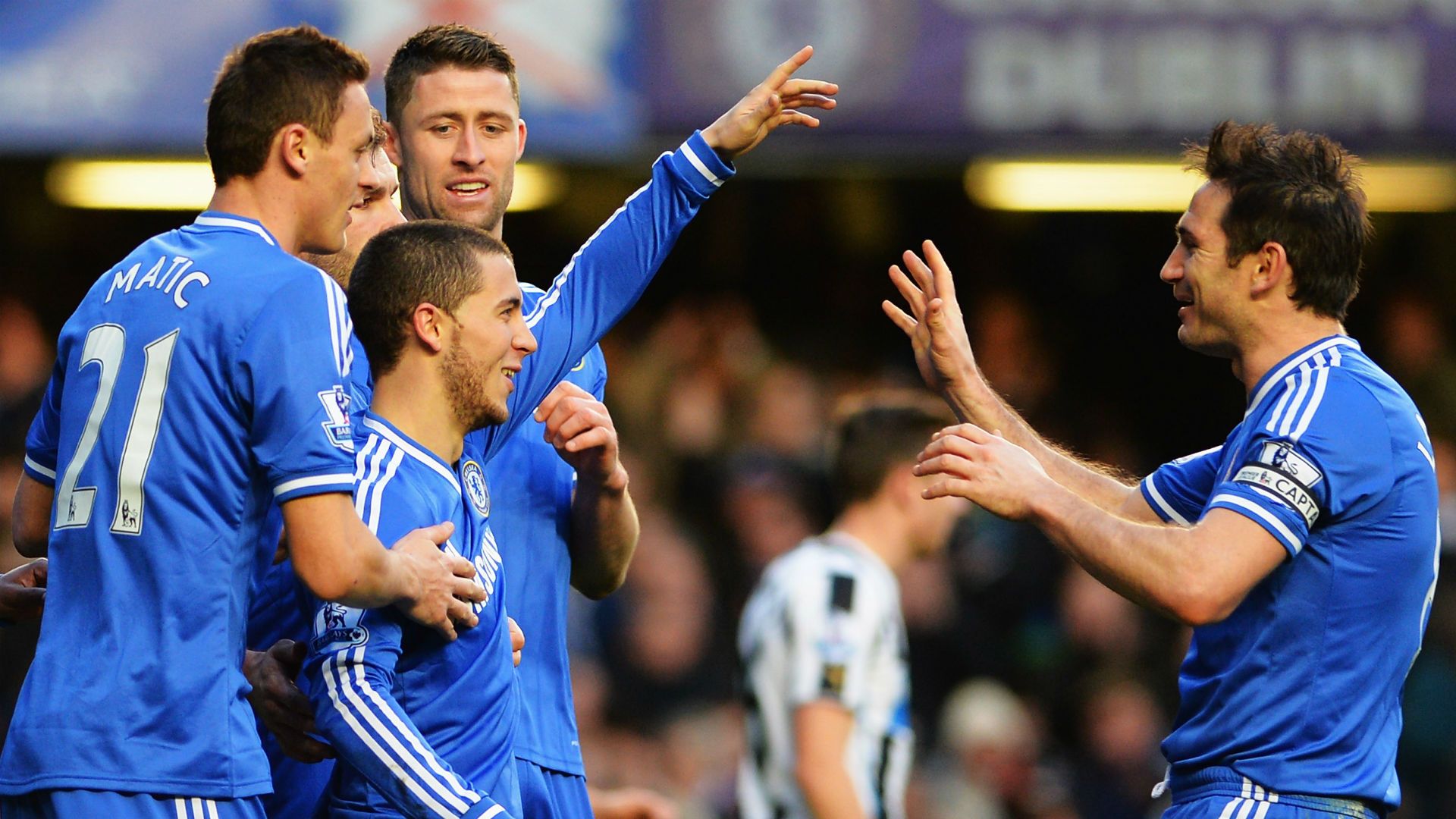 Frank Lampard Eden Hazard Chelsea