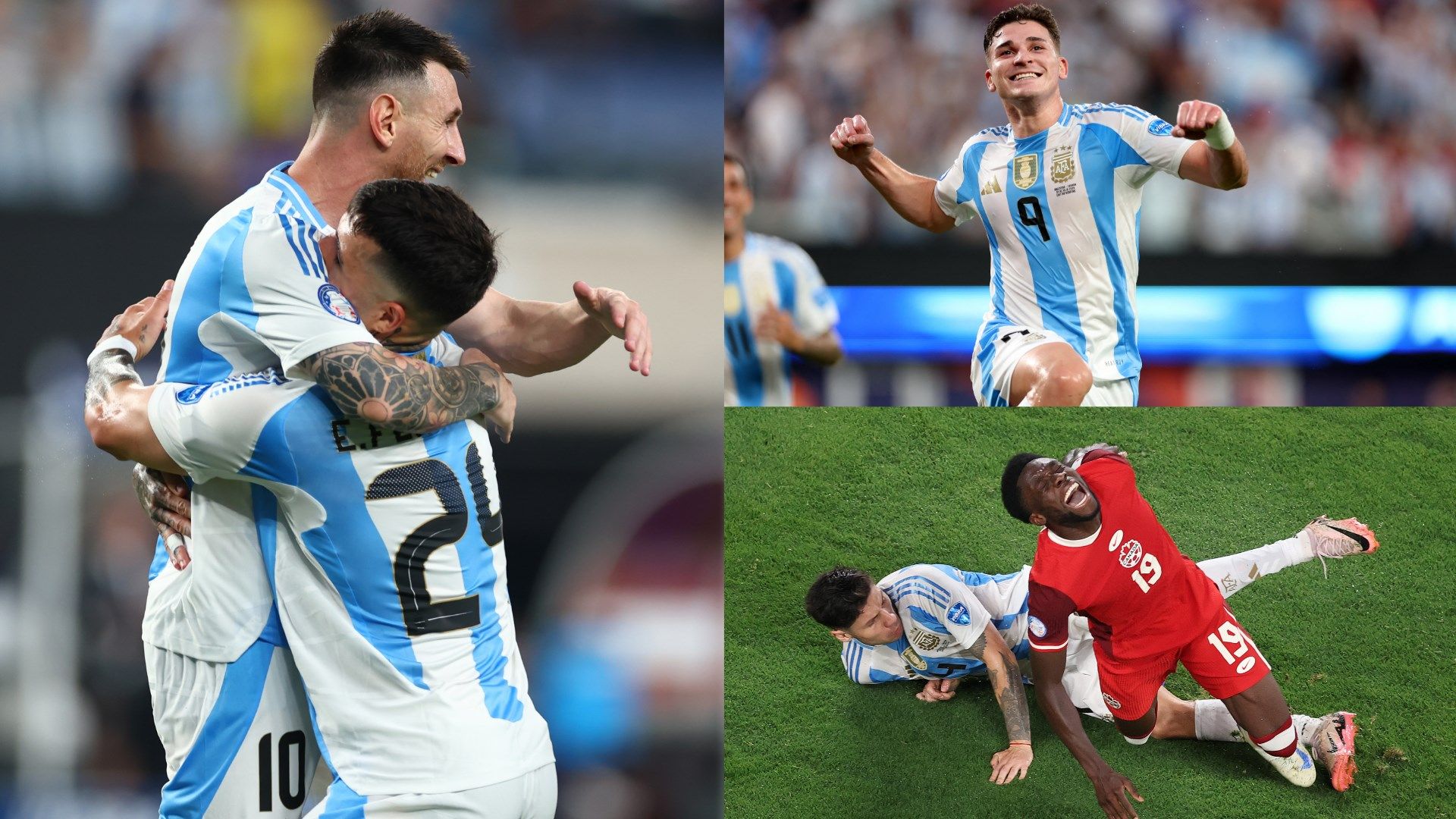 Argentina Copa split vs Canada