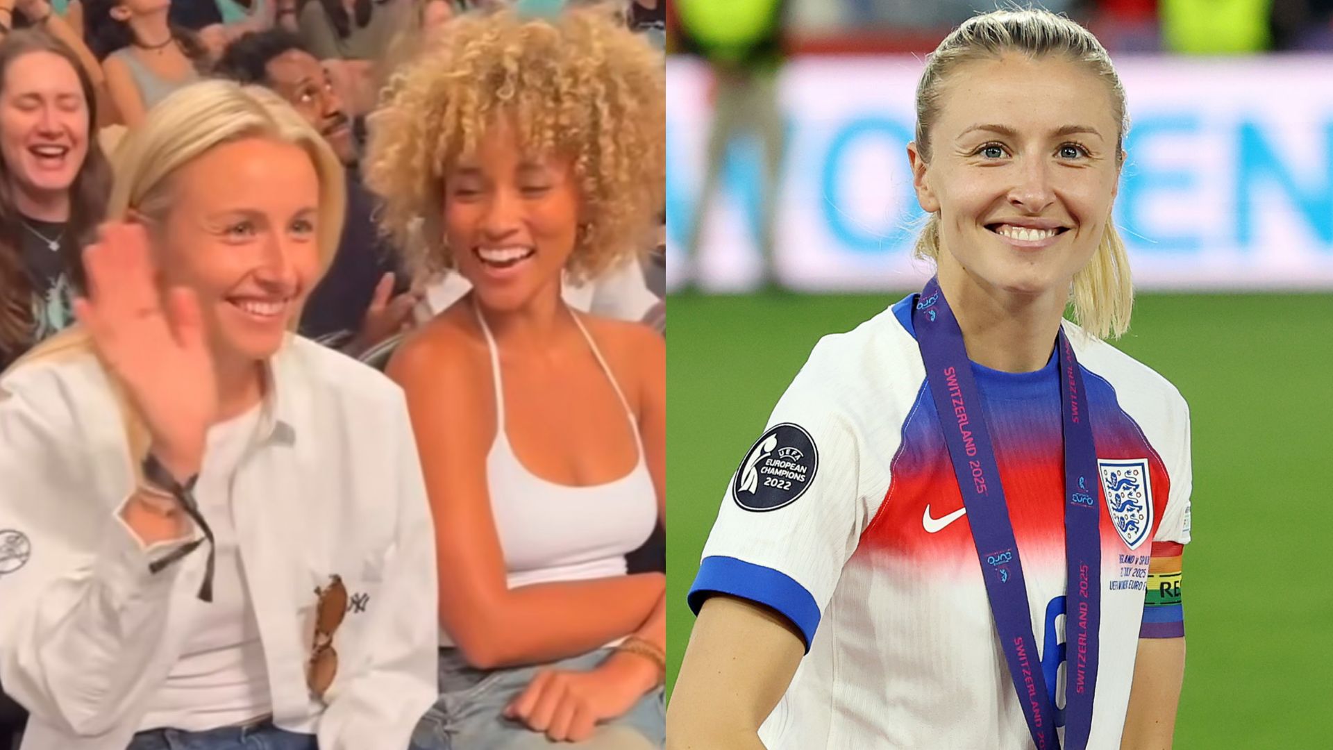 Leah Williamson Elle Smith WNBA 2025