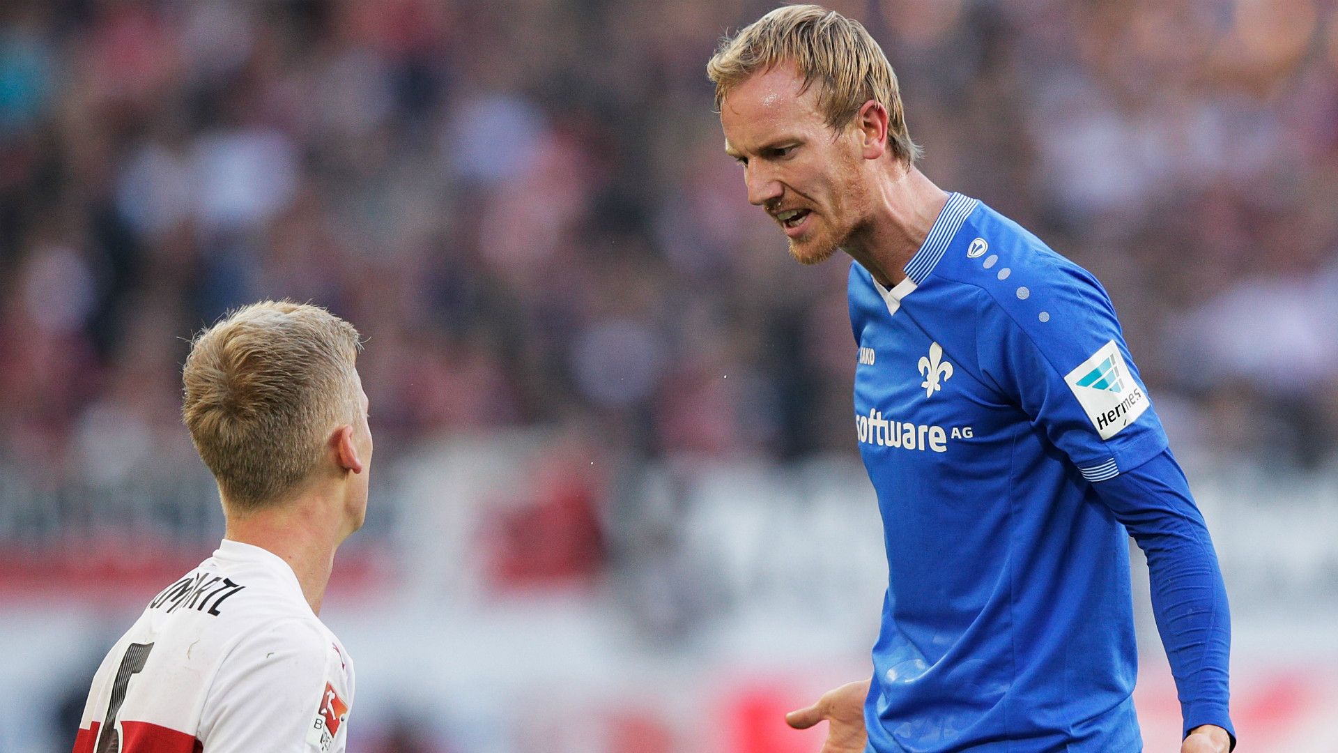 Timo Baumgartl Jan Rosenthal VfB Stuttgart SV Darmstadt 98 Bundesliga 01112015