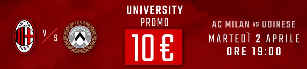 Banner Milan-Udinese promo