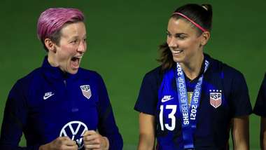 Megan Rapinoe Alex Morgan USWNT 2021