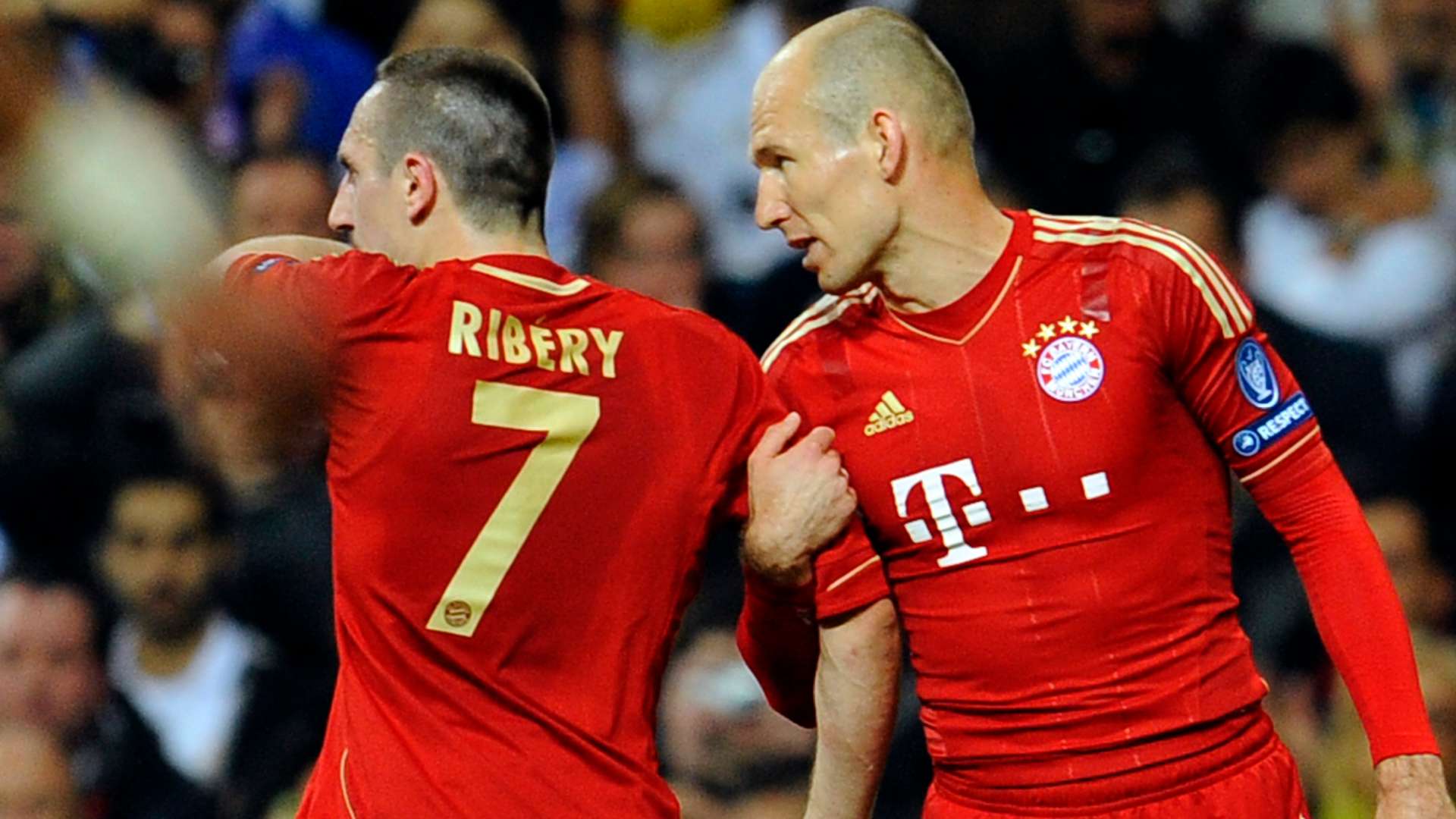 Franck Ribery Arjen Robben Bayern Munich 