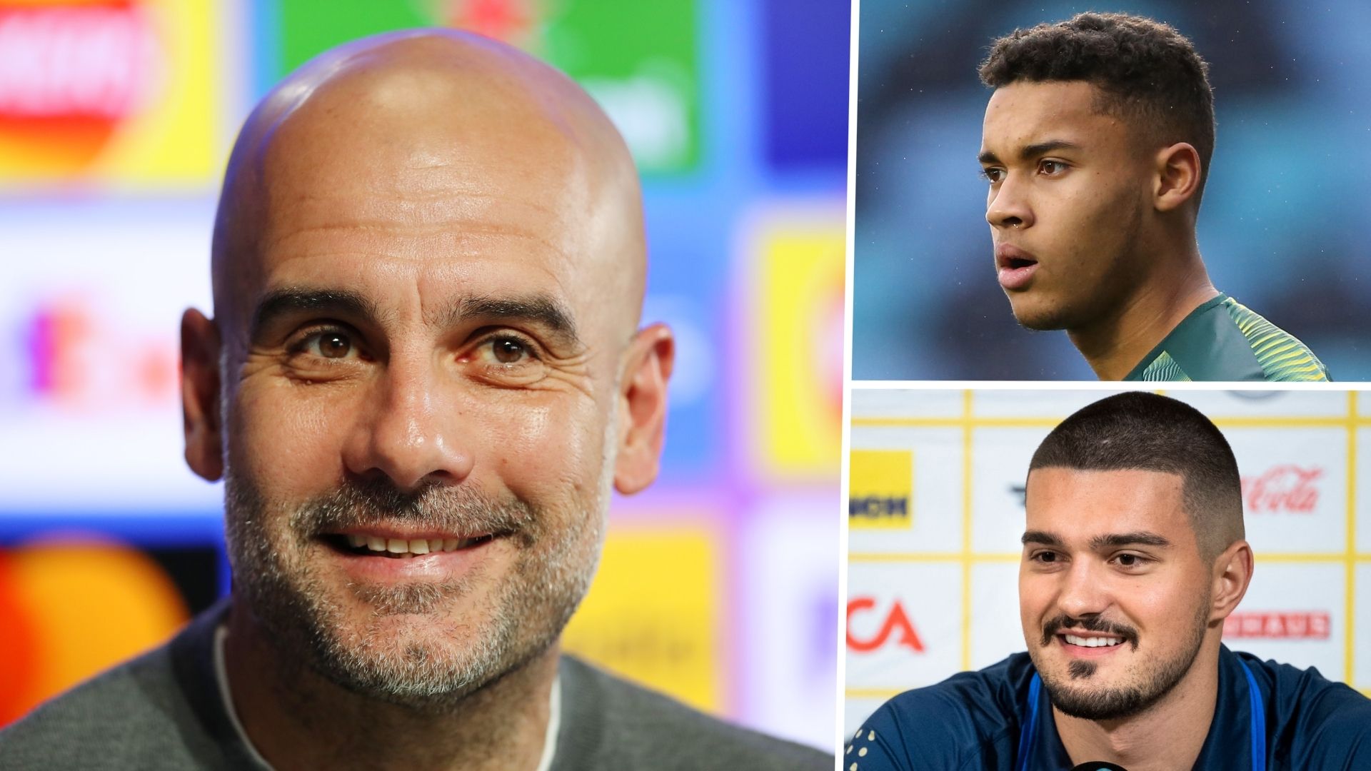 Guardiola Bazunu Muric Manchester City GFX