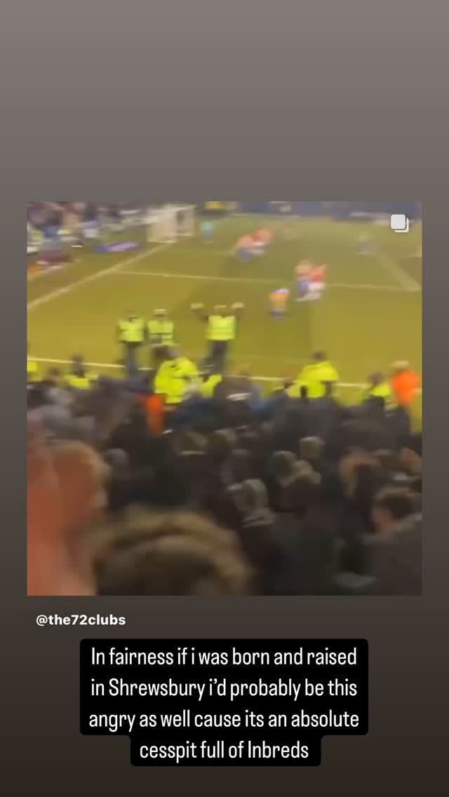 James McClean instagram story Shrewsbury Wrexham 2025
