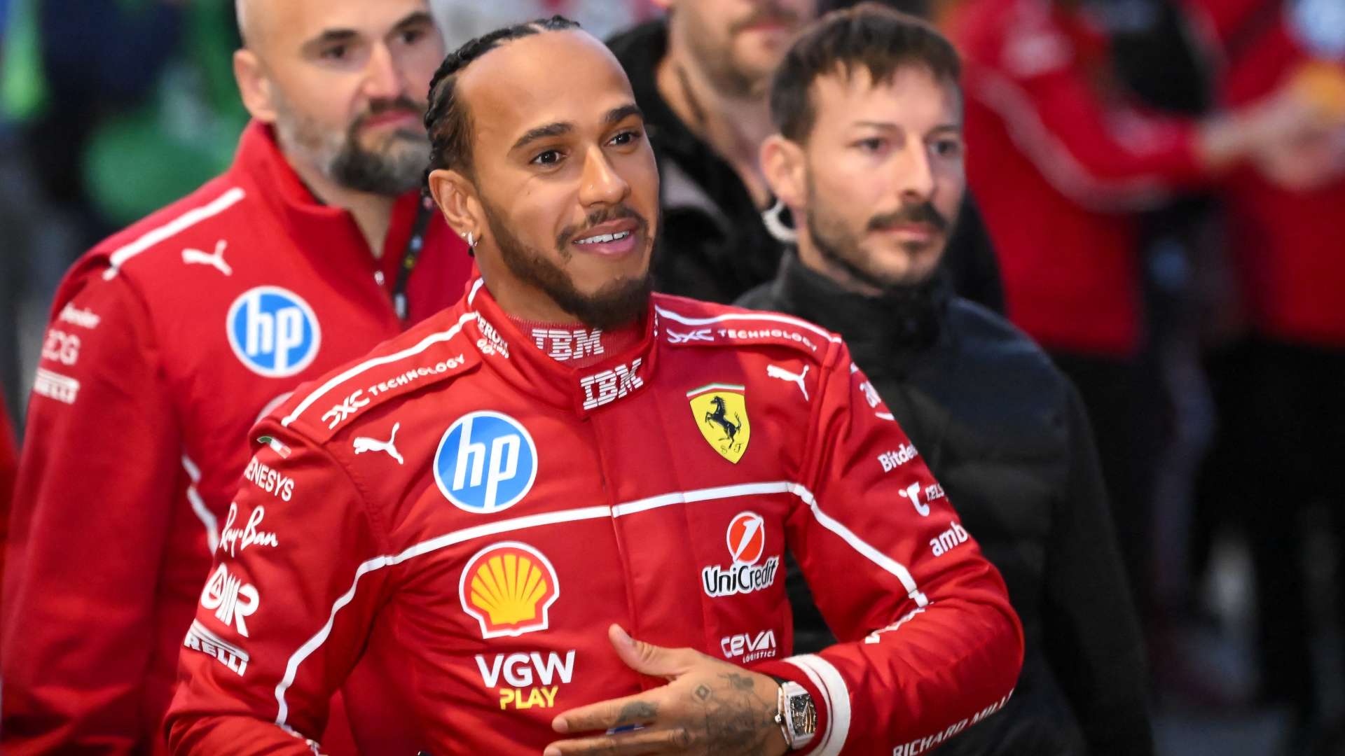 Lewis Hamilton Ferrari