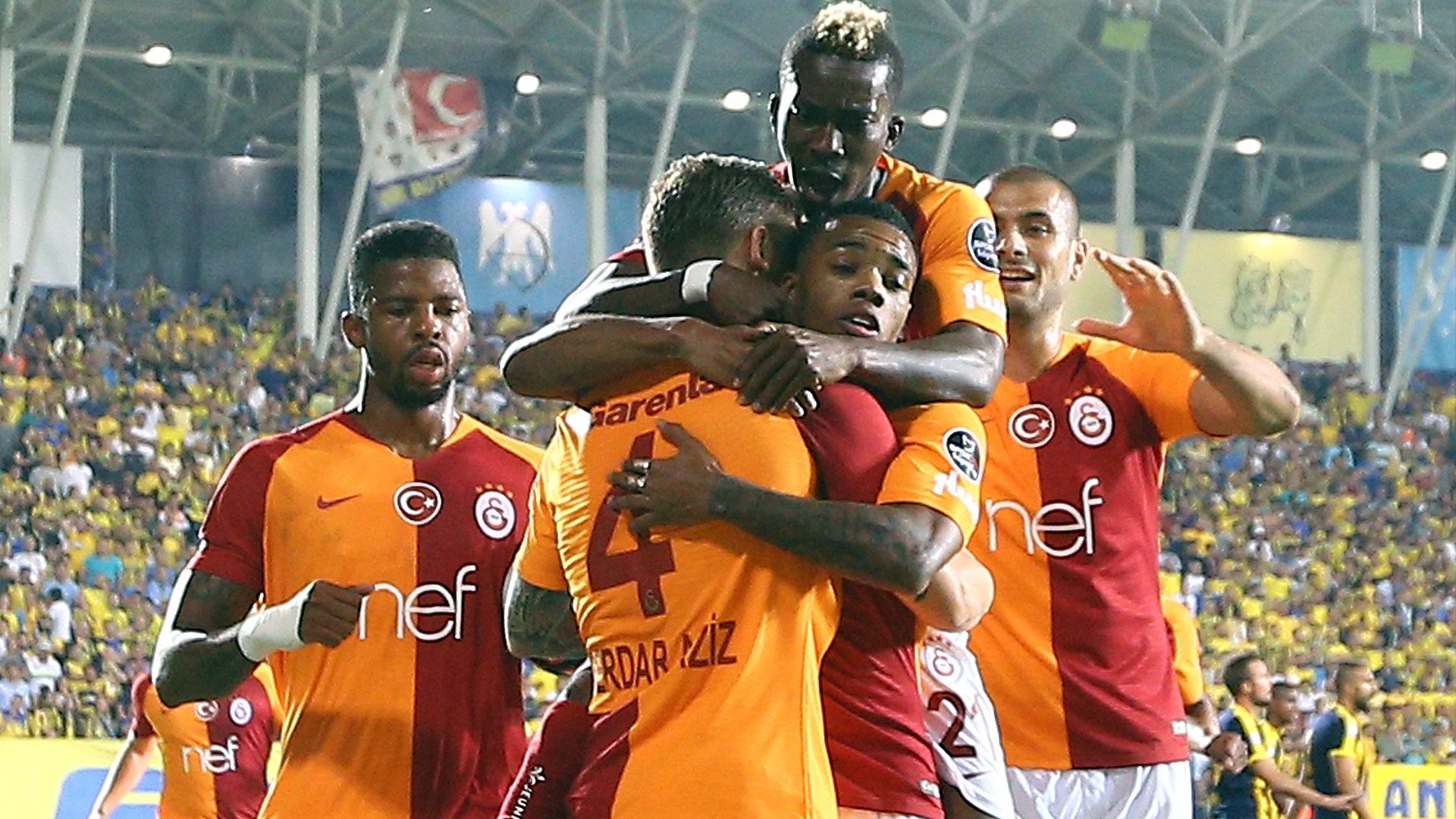 Ankaragucu Galatasaray goal celebration 08102018