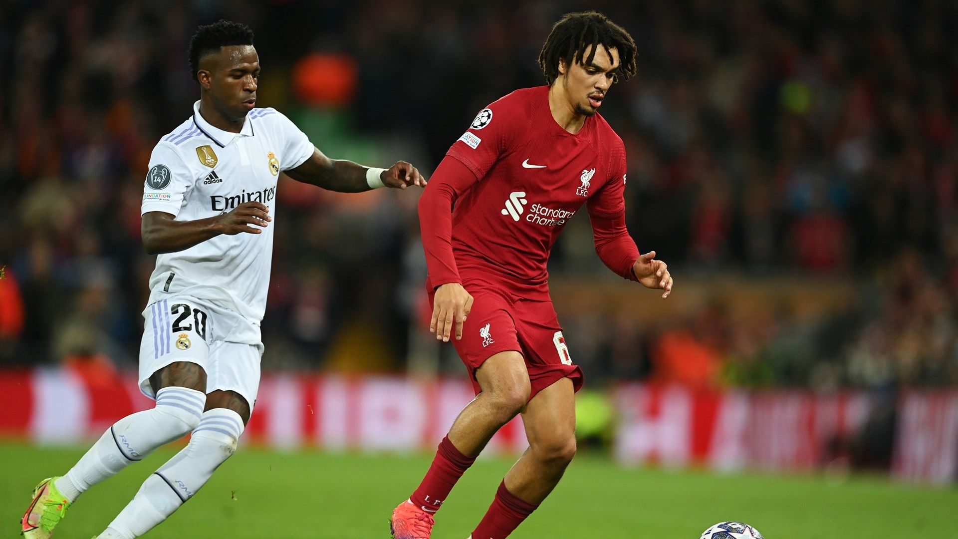 Liverpool Real Madrid Vinicius Alexander-Arnold