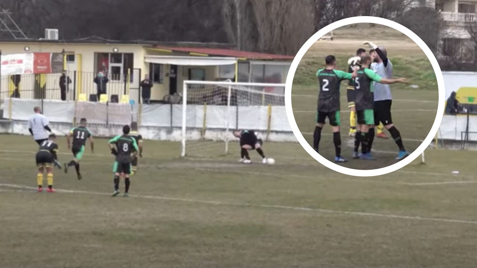 Greek goalkeeper hat-trick