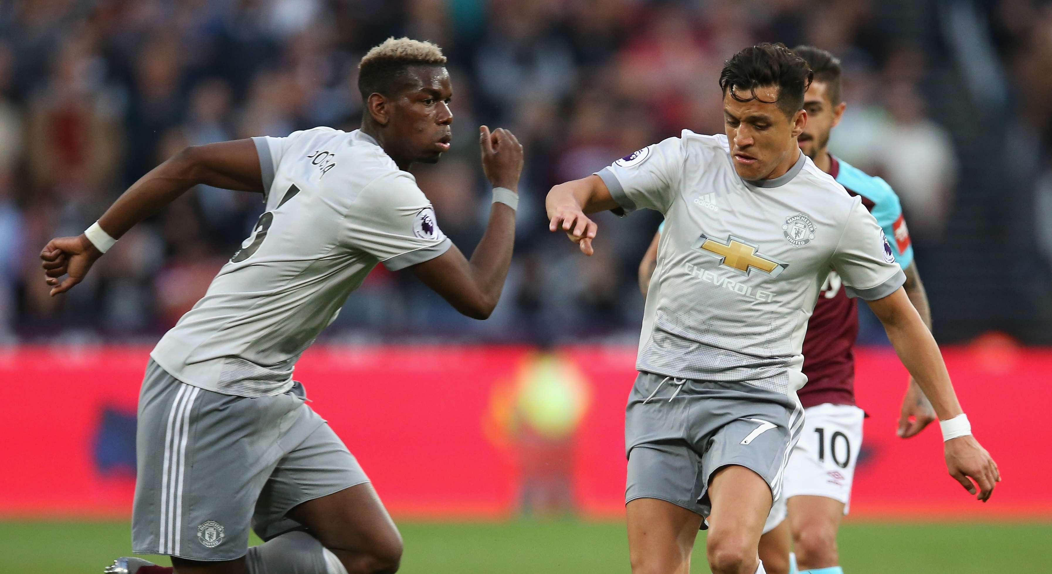 Alexis Sanchez Paul Pogba Manchester United West Ham