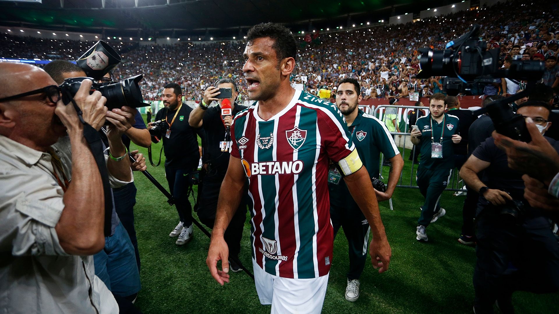 Fred no Maracanã