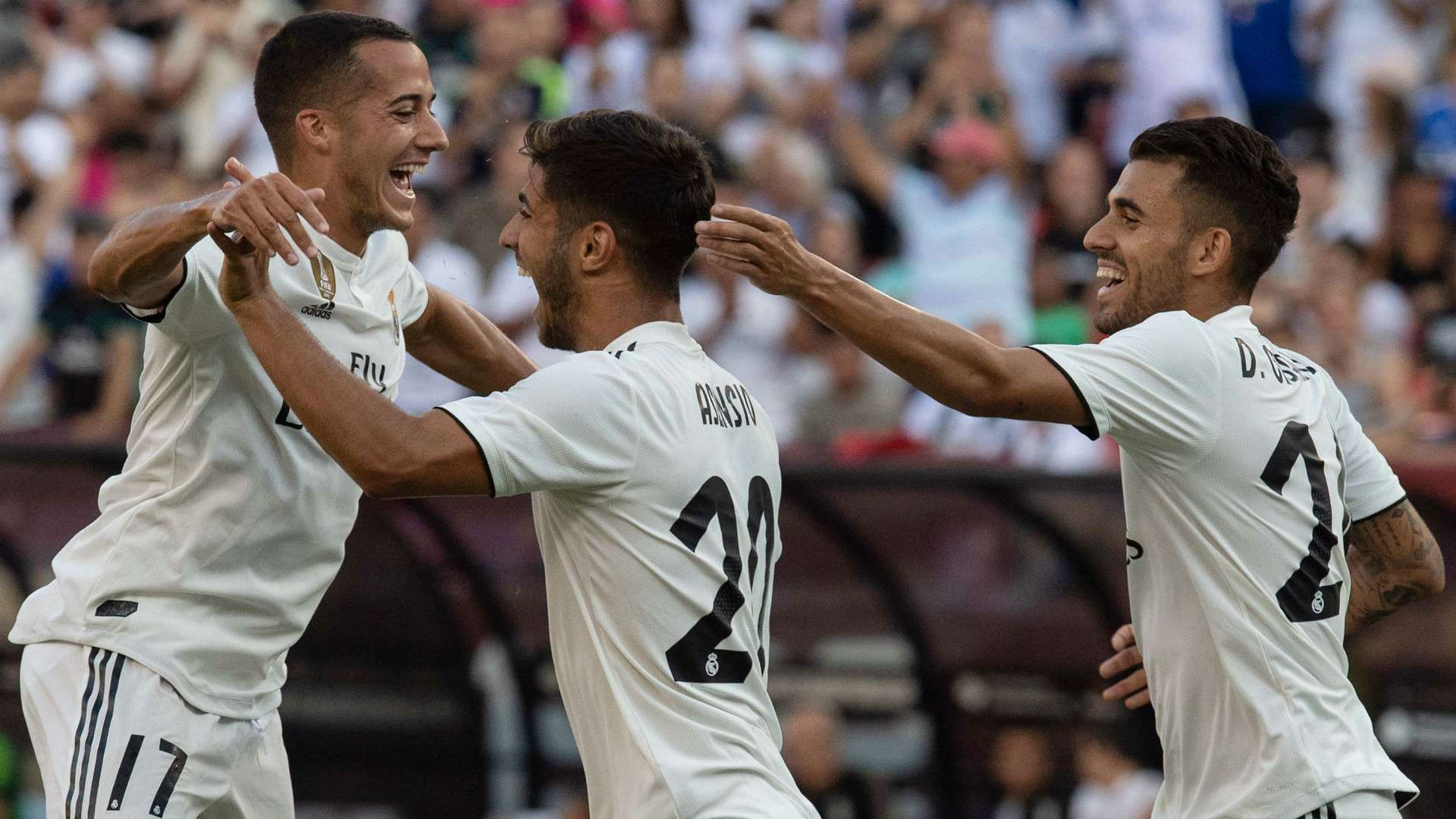 Lucas Vazquez Marco Asensio Daniel Ceballos Real Madrid 2018-19