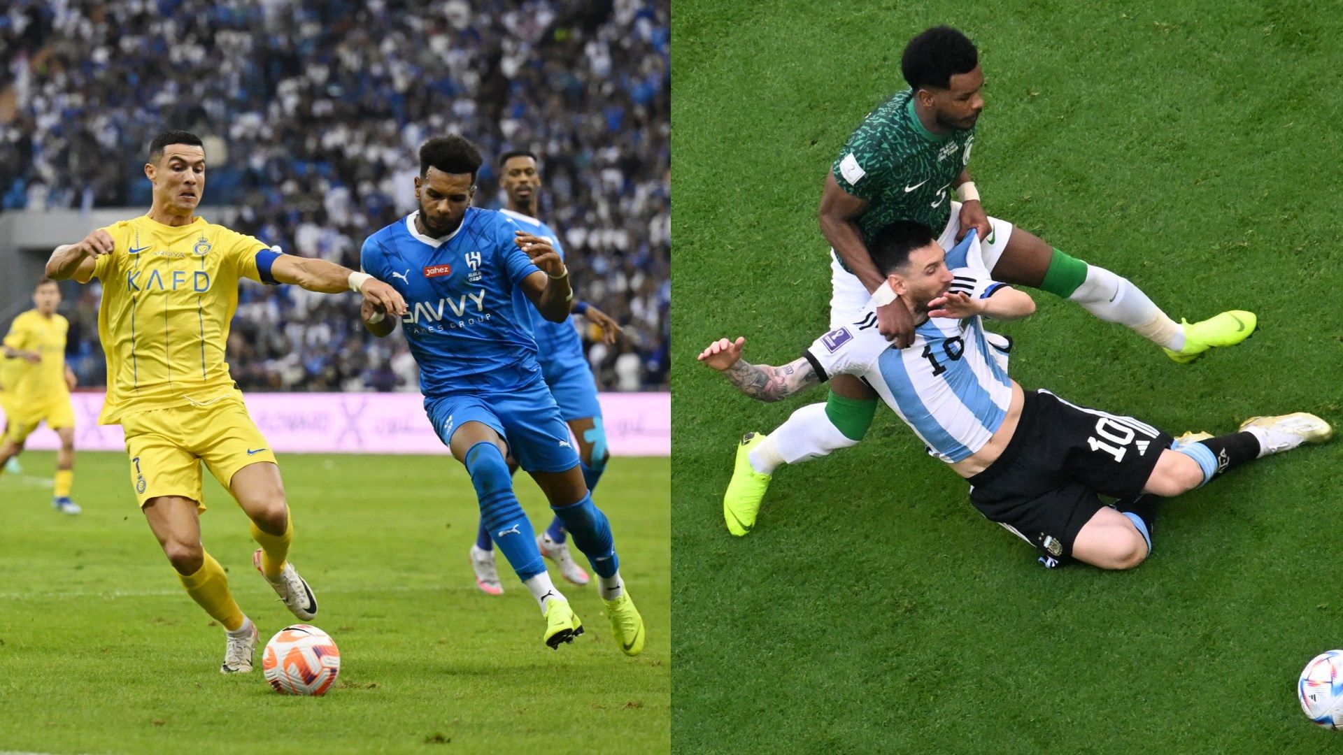 Ali Albulayhi Hilal Saudi Cristiano Ronaldo Nassr Messi Argentina