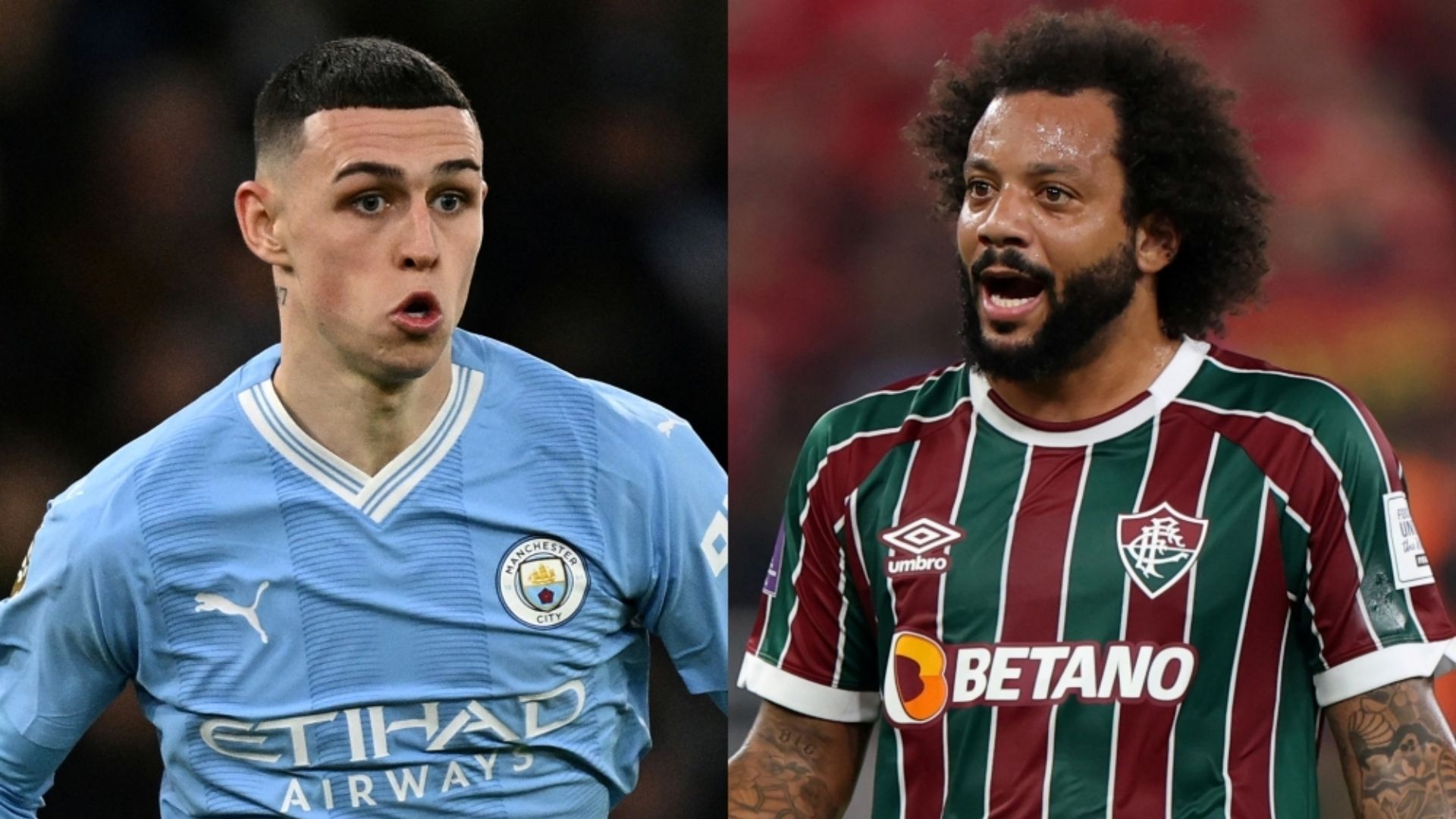 Phil Foden Man City Marcelo Fluminense