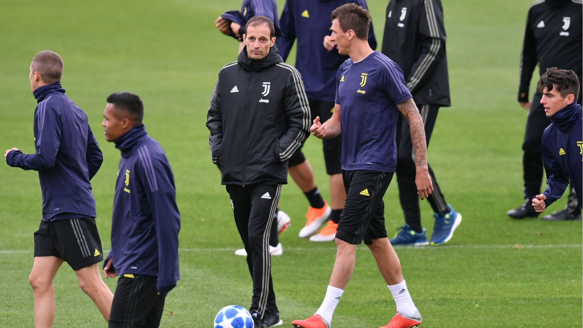 Massimiliano Allegri Mario Mandzukic Juventus 2018