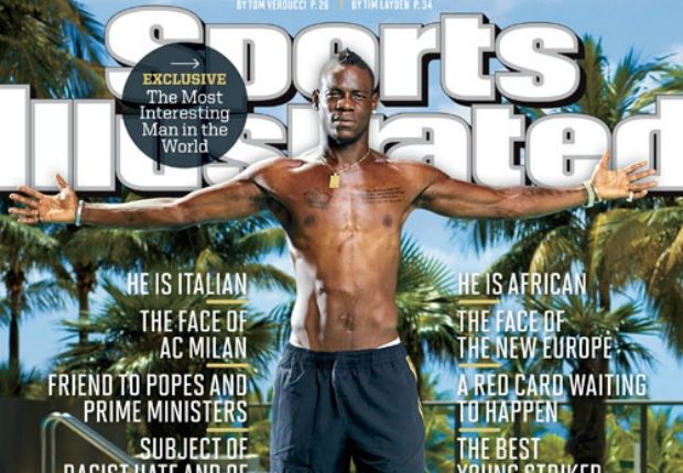 Mario Balotelli on Sports Illustrated cover