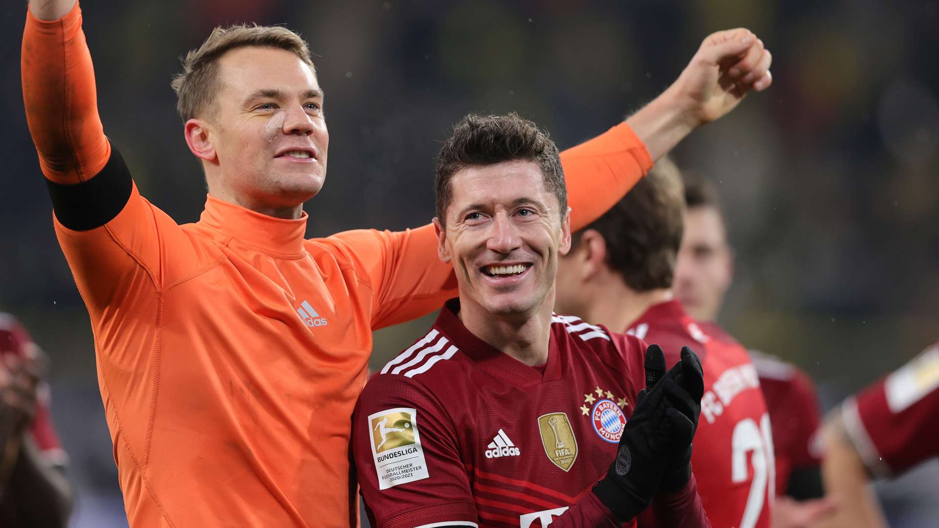 Manuel Neuer Robert Lewandowski FC Bayern
