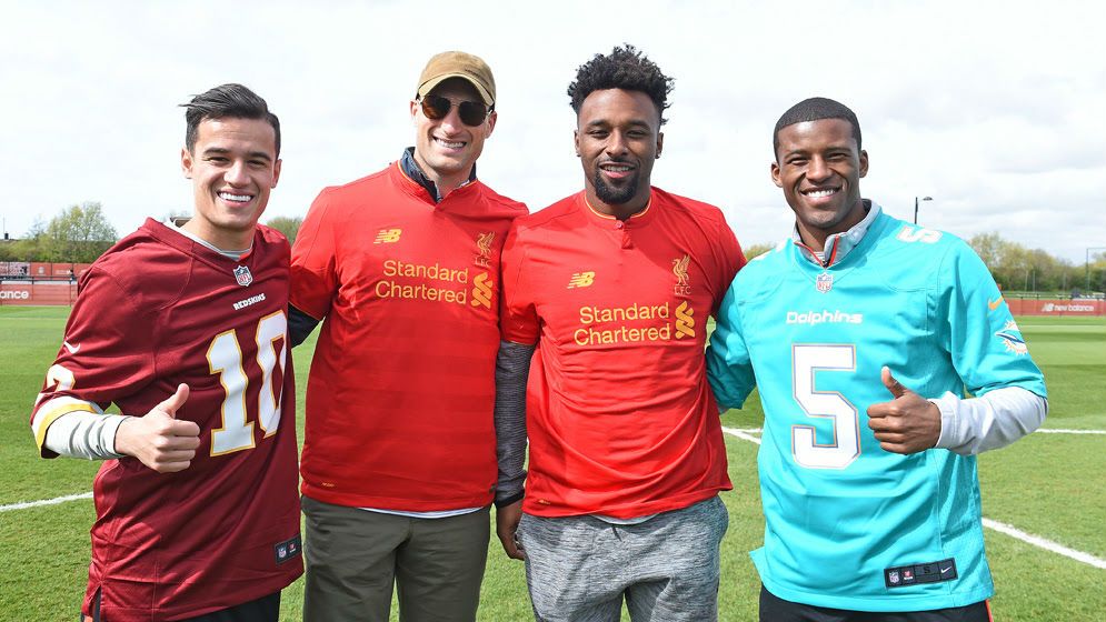 Kirk Cousins Jarvis Landry visit Liverpool