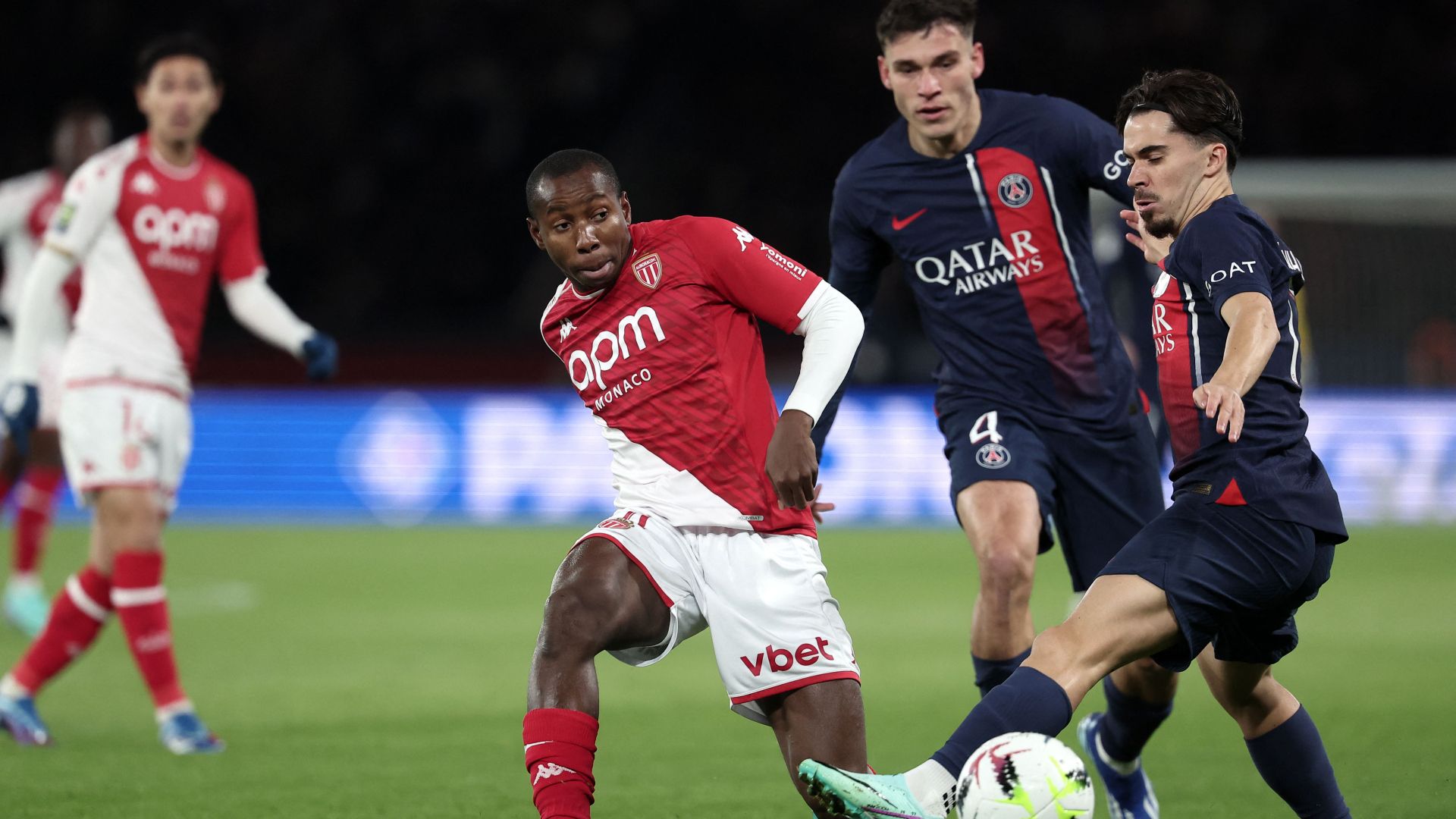 Vitinha Camara PSG Monaco Ligue 1 24112023