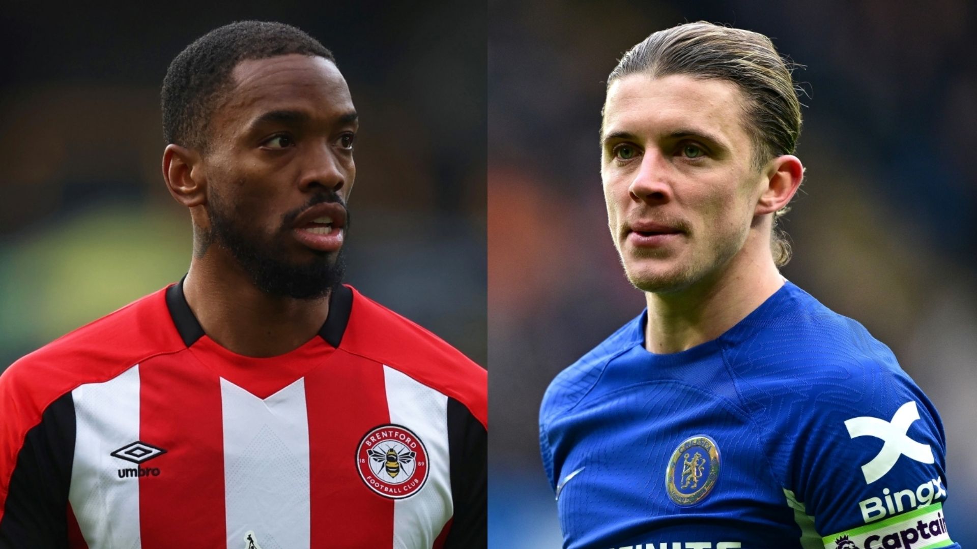 Ivan Toney Brentford Conor Gallagher Chelsea