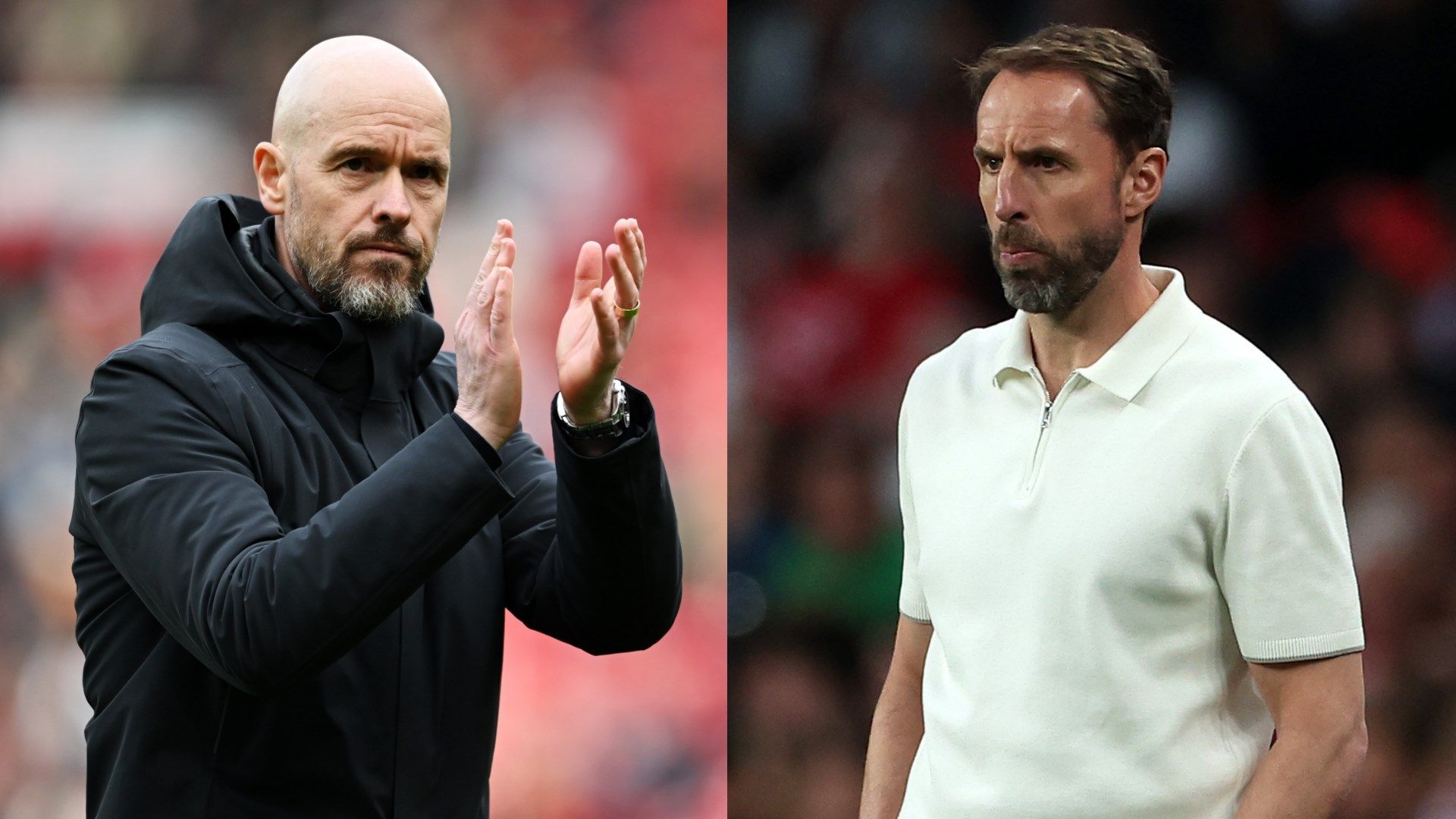 Erik ten Hag Gareth Southgate split 2024