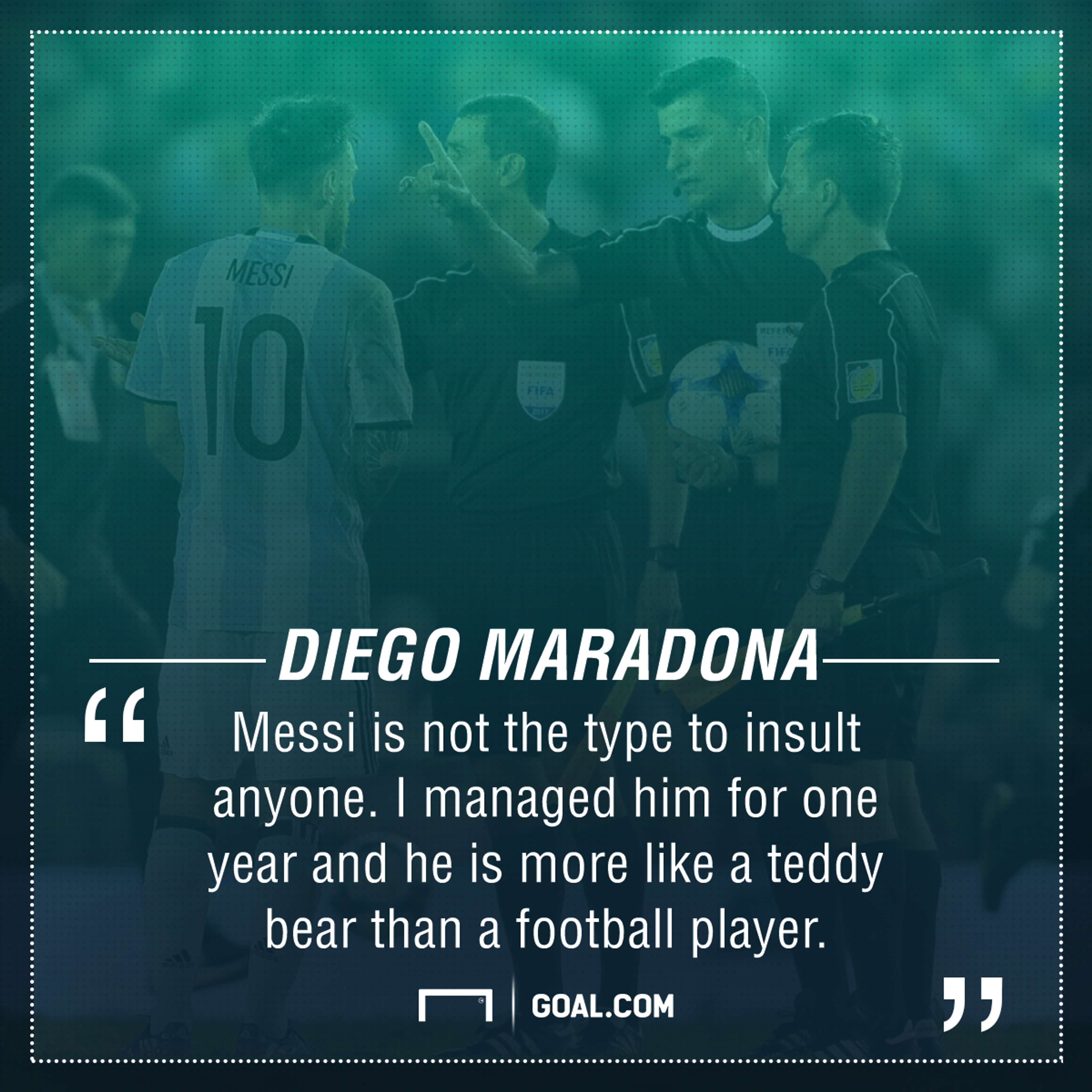 Diego Maradona Lionel Messi Argentina