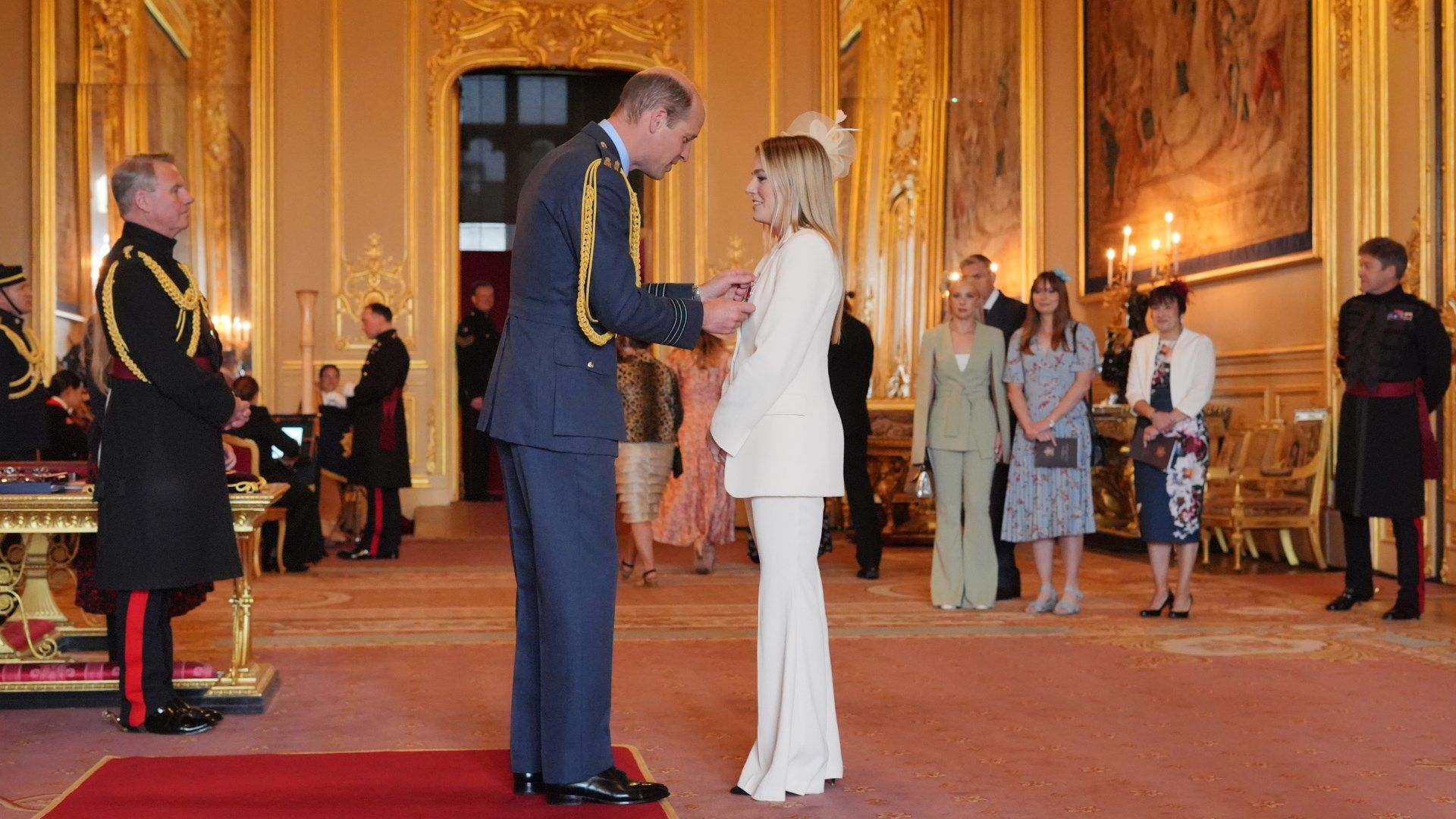 Lauren Hemp and Prince William 2024