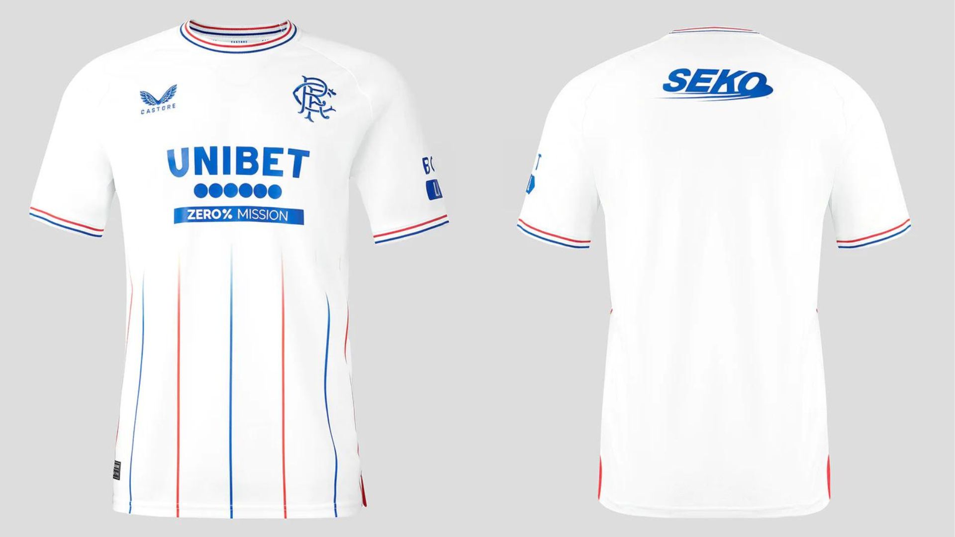 Rangers 2023-24 away kit - front and back 