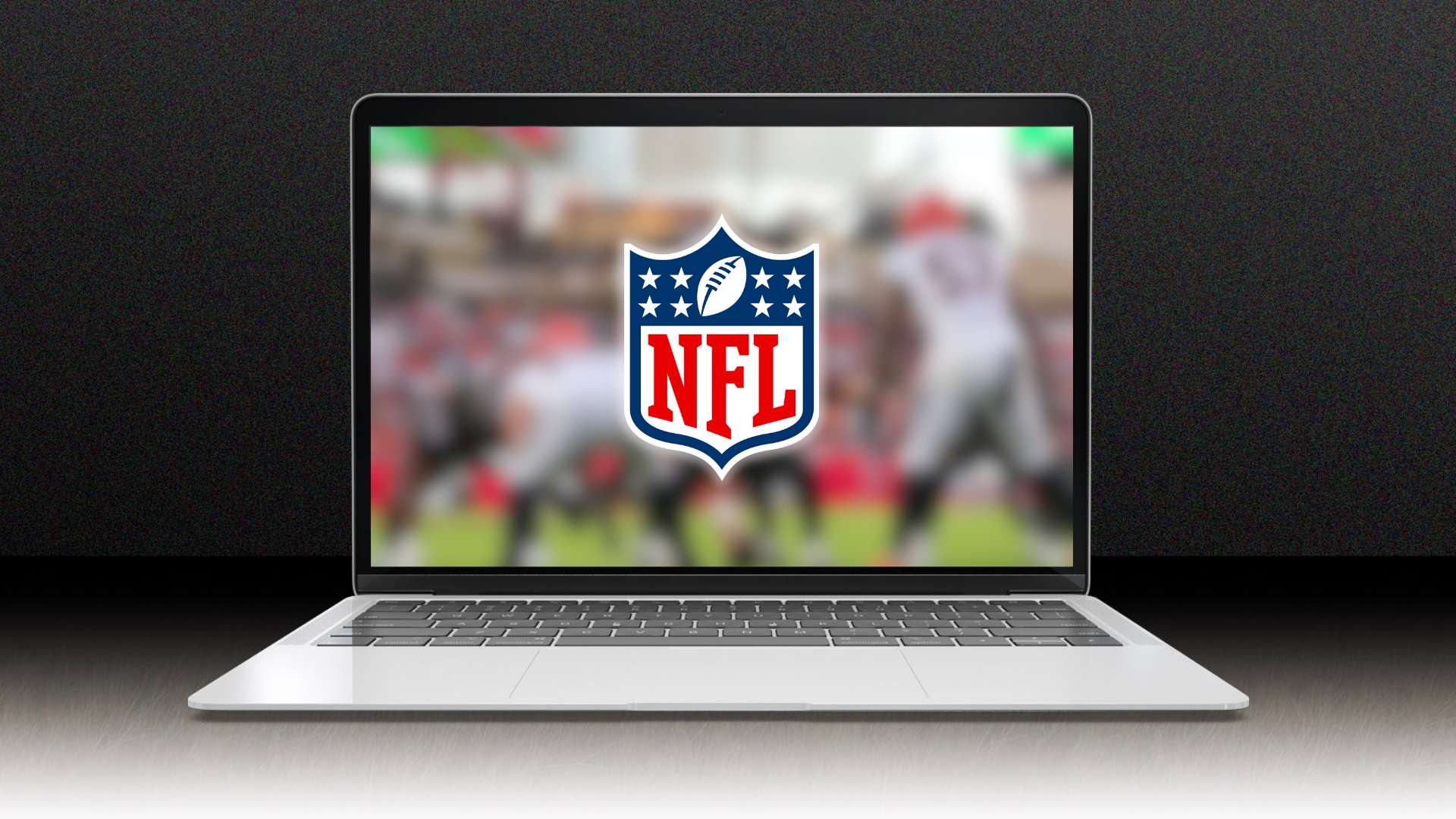 NFL+ laptop