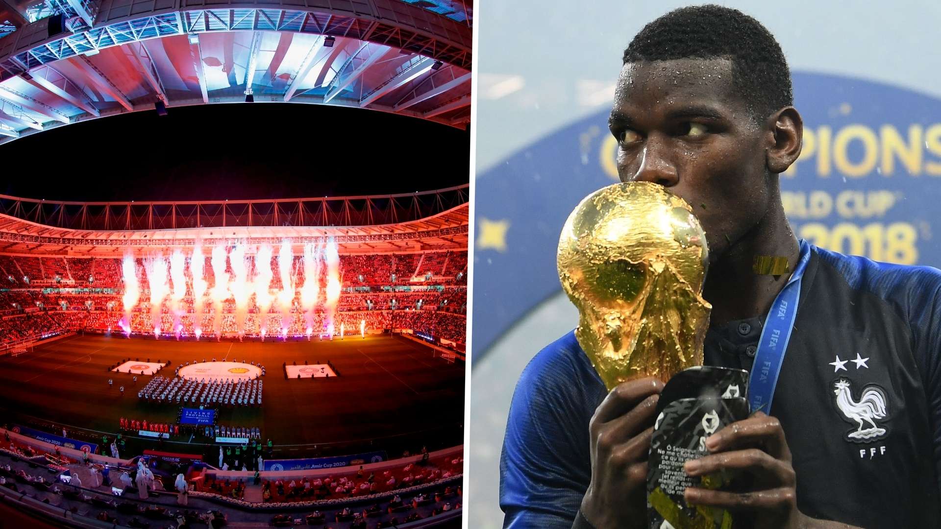 World Cup 2022 Paul Pogba France trophy 2018