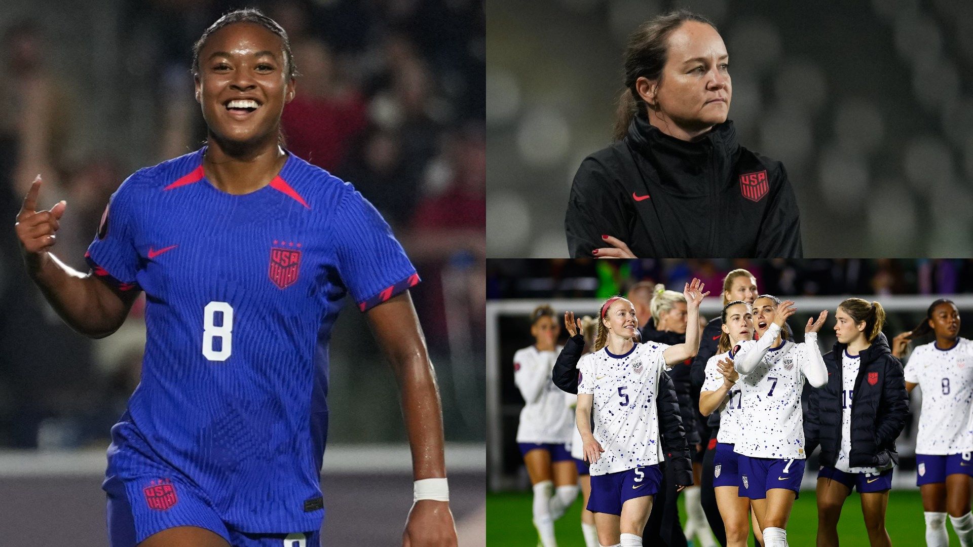 USWNT W/L Gold Cup Group Stage split