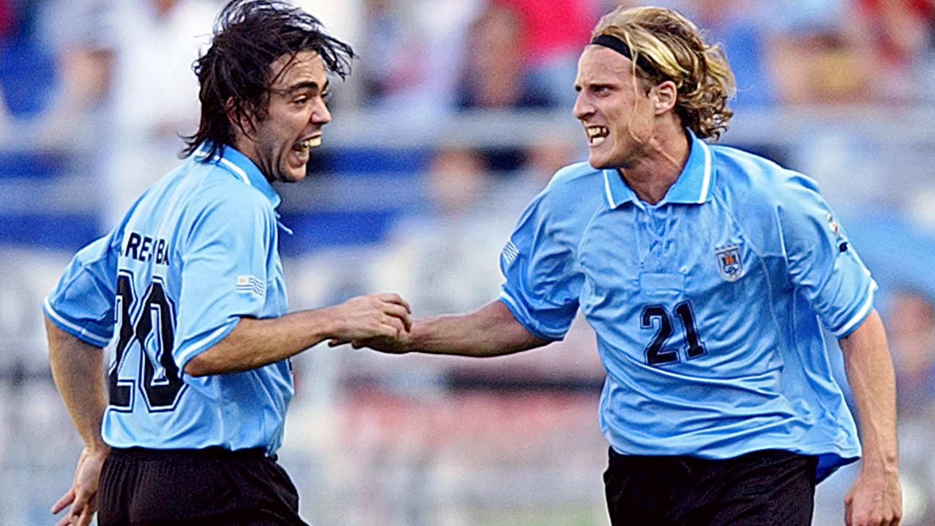 Alvaro Recoba Diego Forlan