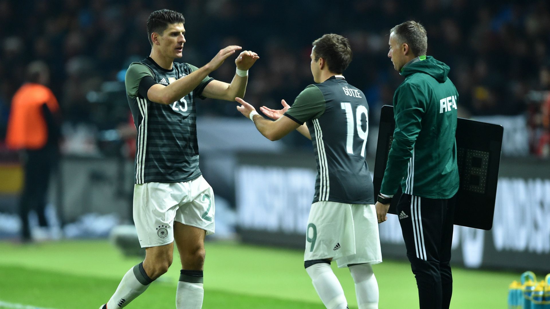 Mario Gomez Mario Götze Germany