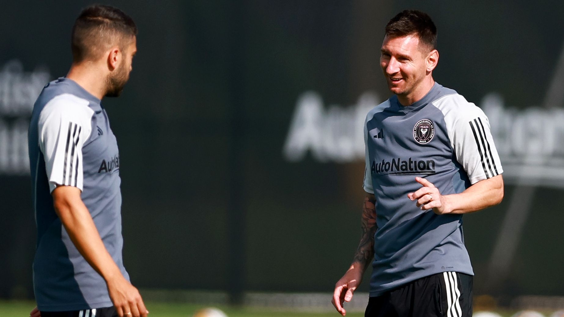 Lionel Messi Jordi Alba Inter Miami Training