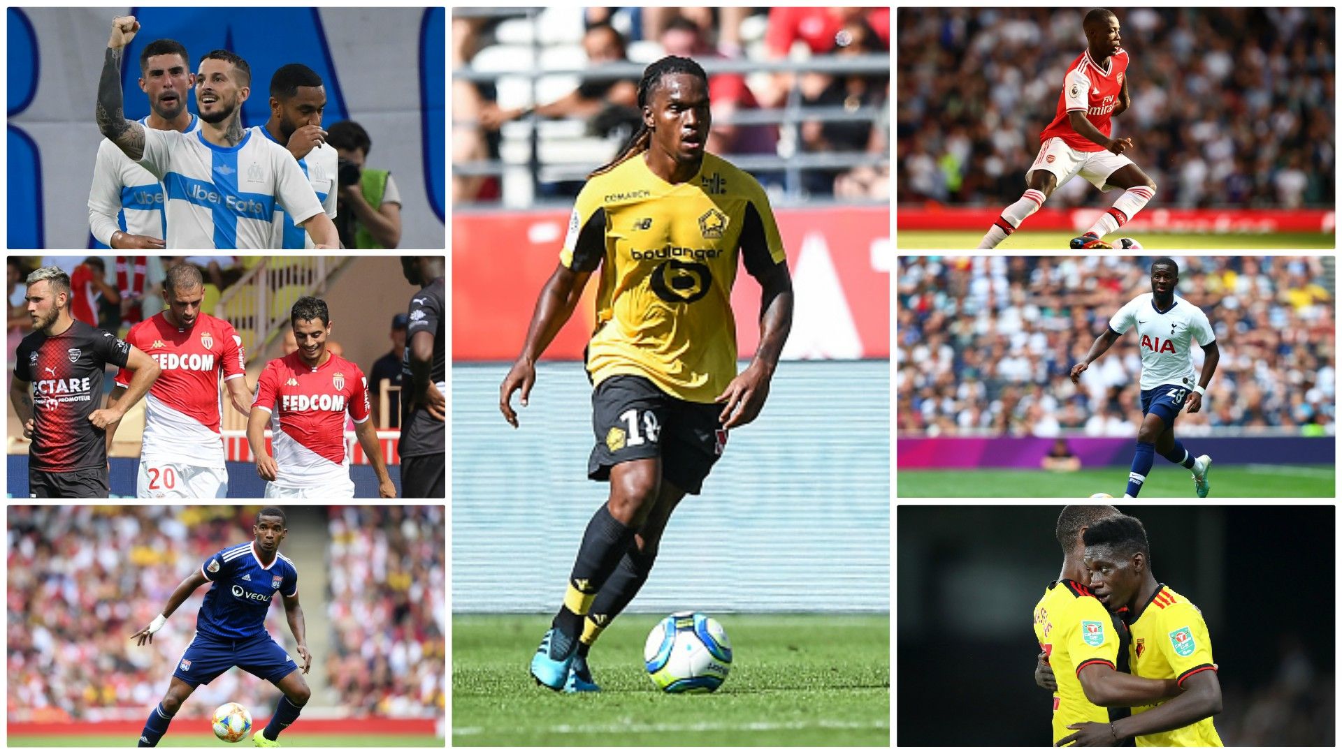 Ligue 1 : les principales arrivées (Benedetto, Slimani, Ben Yedder, Renato Sanches, Mendes) et départs (Pépé, Ndombélé, Sarr) du marché estival des transferts 2019