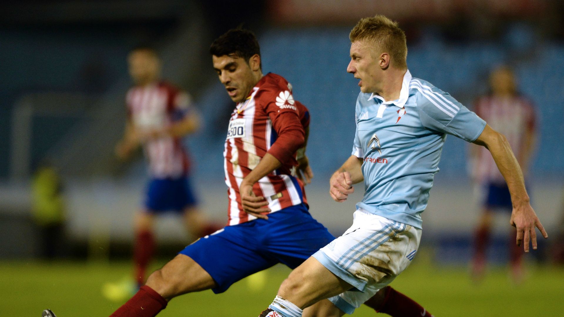 Augusto Fernandez Daniel Wass Celta Vigo Atletico Madrid Copa del Rey 01202016
