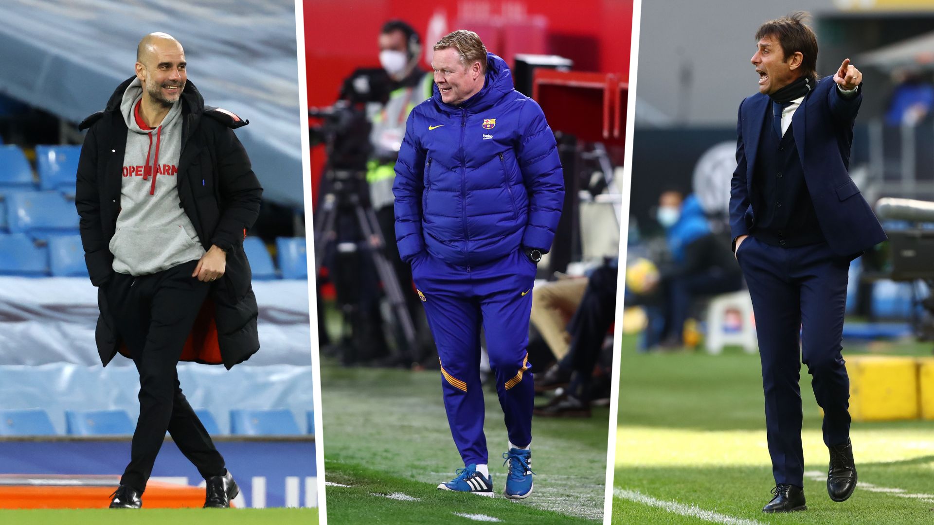 Conte Koeman Guardiola